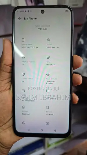 Infinix Hot 30 Play 128 GB Black