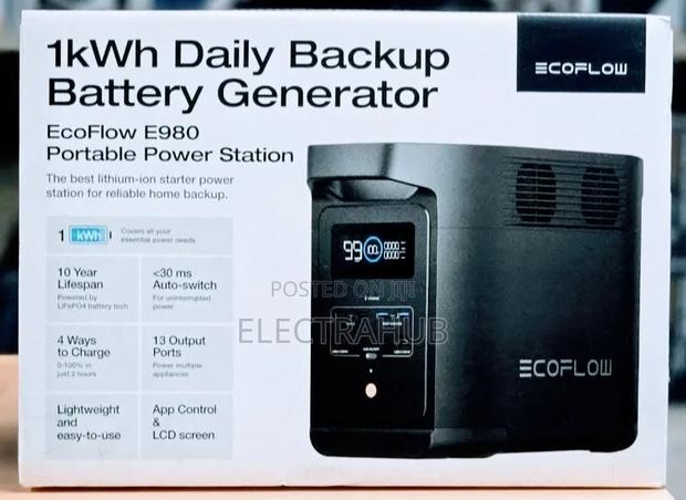 Ecoflow E980 Generator
(Free Fan+ Powebank) Brand New Sealed