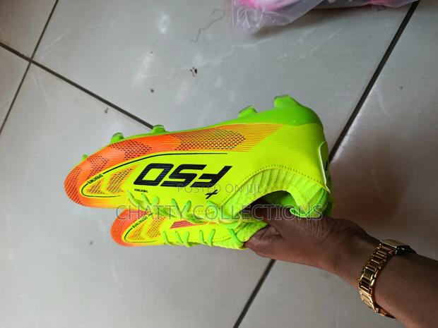 Luminous Green and Orange F50 Unisex Football Boots Size 40 to 45