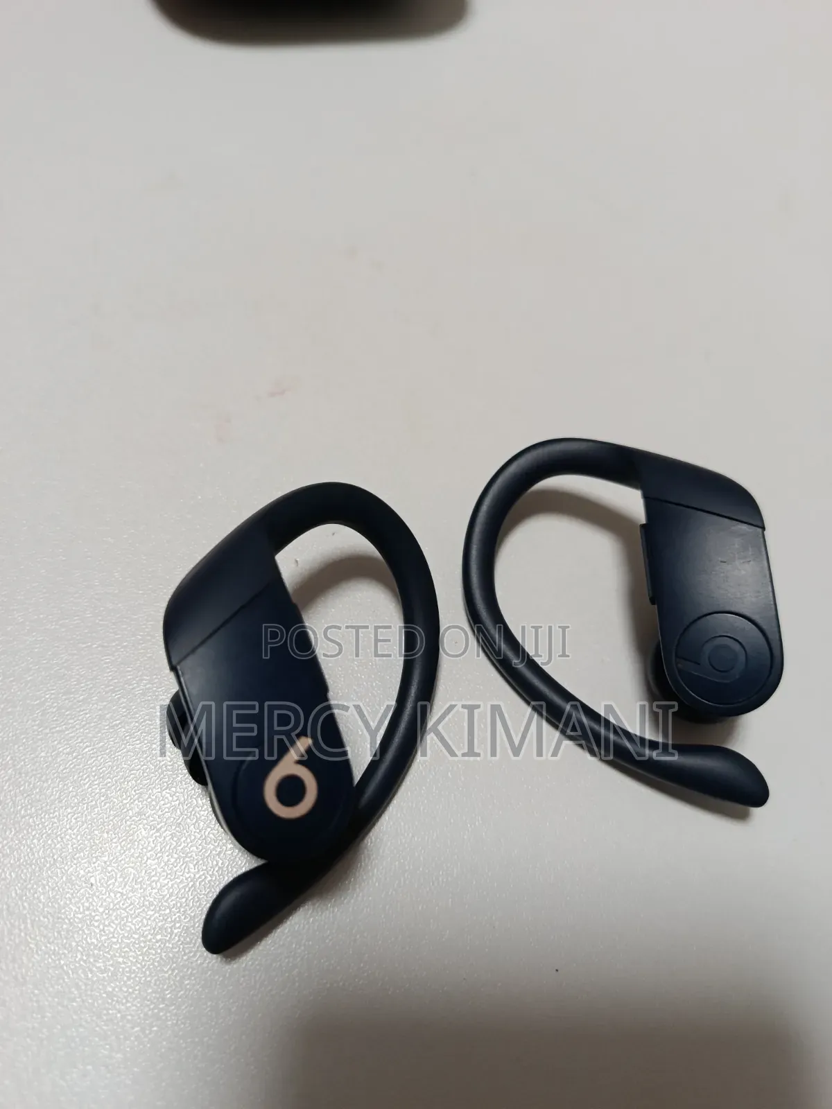 +1 Navy Blue Beats Powerbeats Pro Wireless Earphones.