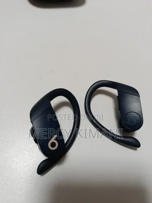 +1 Navy Blue Beats Powerbeats Pro Wireless Earphones.