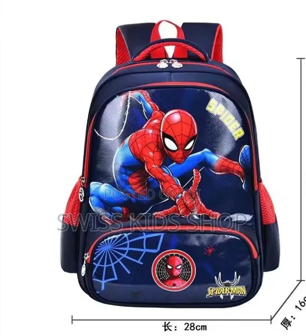 Spiderman School Bag for Grade 1 to Grade 6 Noys