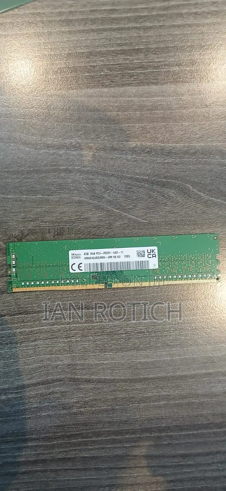 Crucial and Sk Hynix Desktop Ram Ddr4 8gb 3200