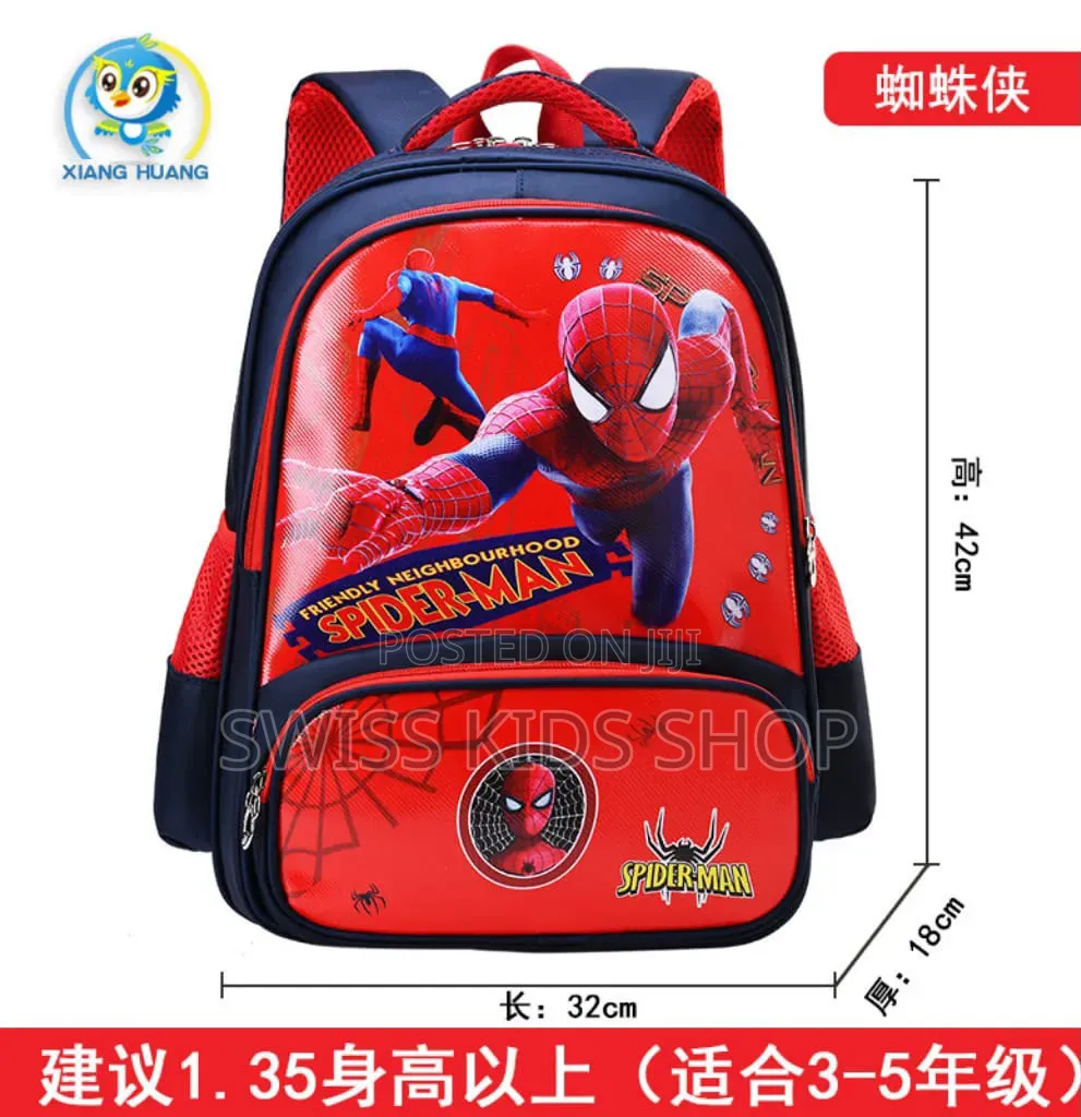 Spiderman School Bag / Grade 1 to 6 Bag