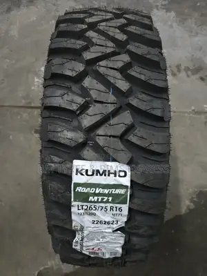 265 /75 R16 Khumo Tires (Mud Terrein) Korea.