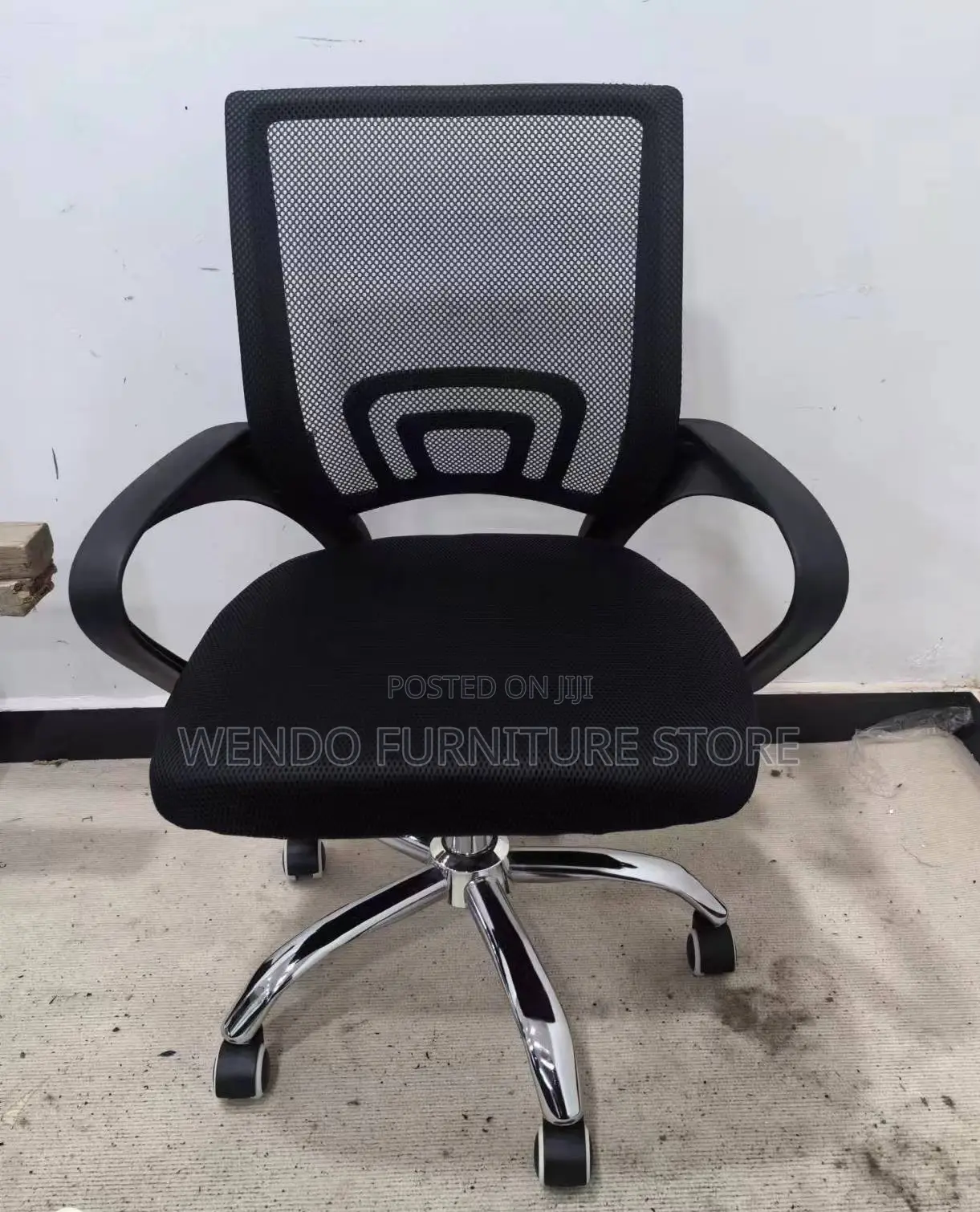 Office Chairs; Reclining Mesh Black Office Chairs