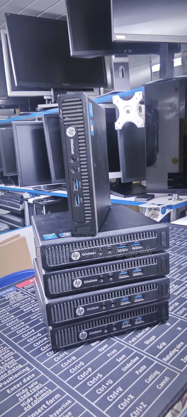 Desktop Computer HP EliteDesk 800 8GB Intel Core i5 HDD+SSD 500GB
