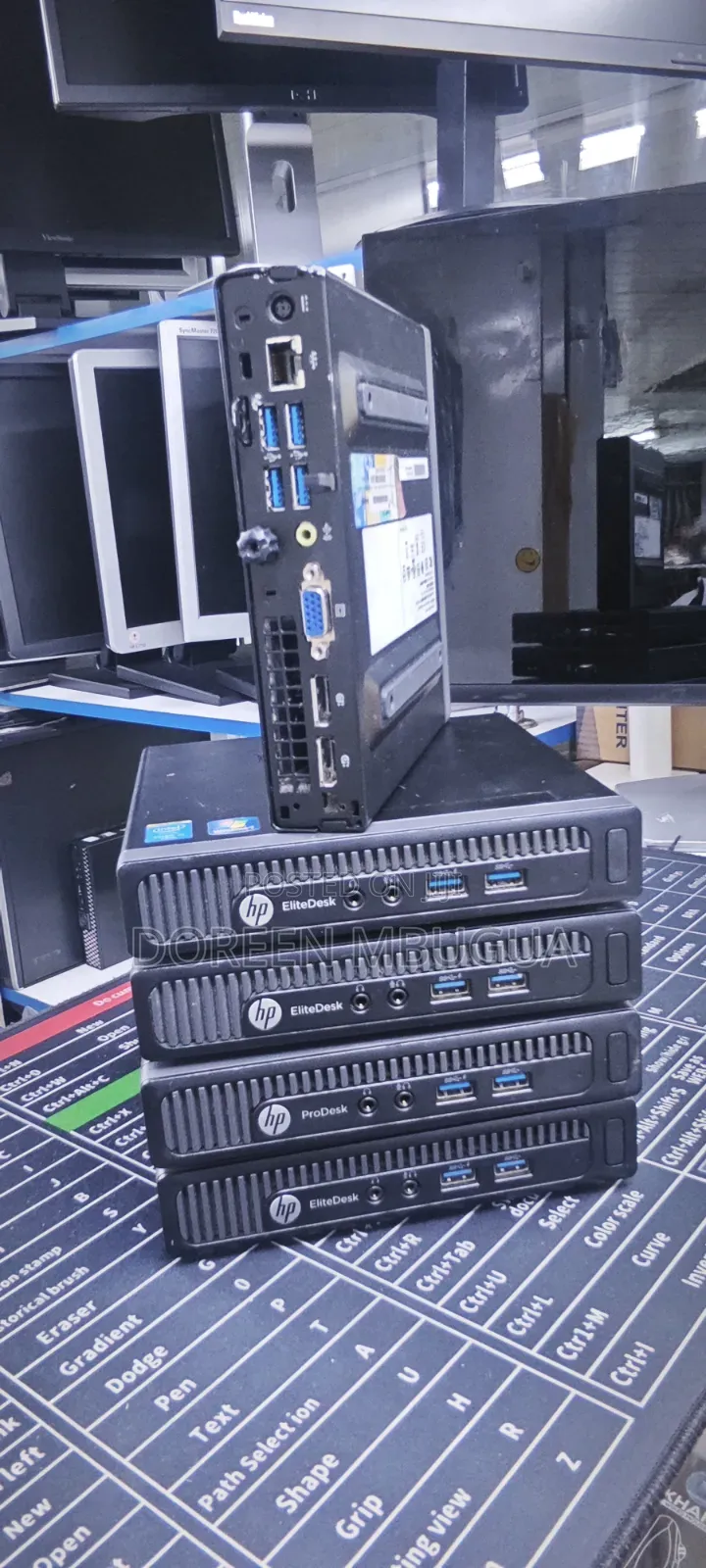 Desktop Computer HP EliteDesk 800 8GB Intel Core i5 HDD+SSD 500GB