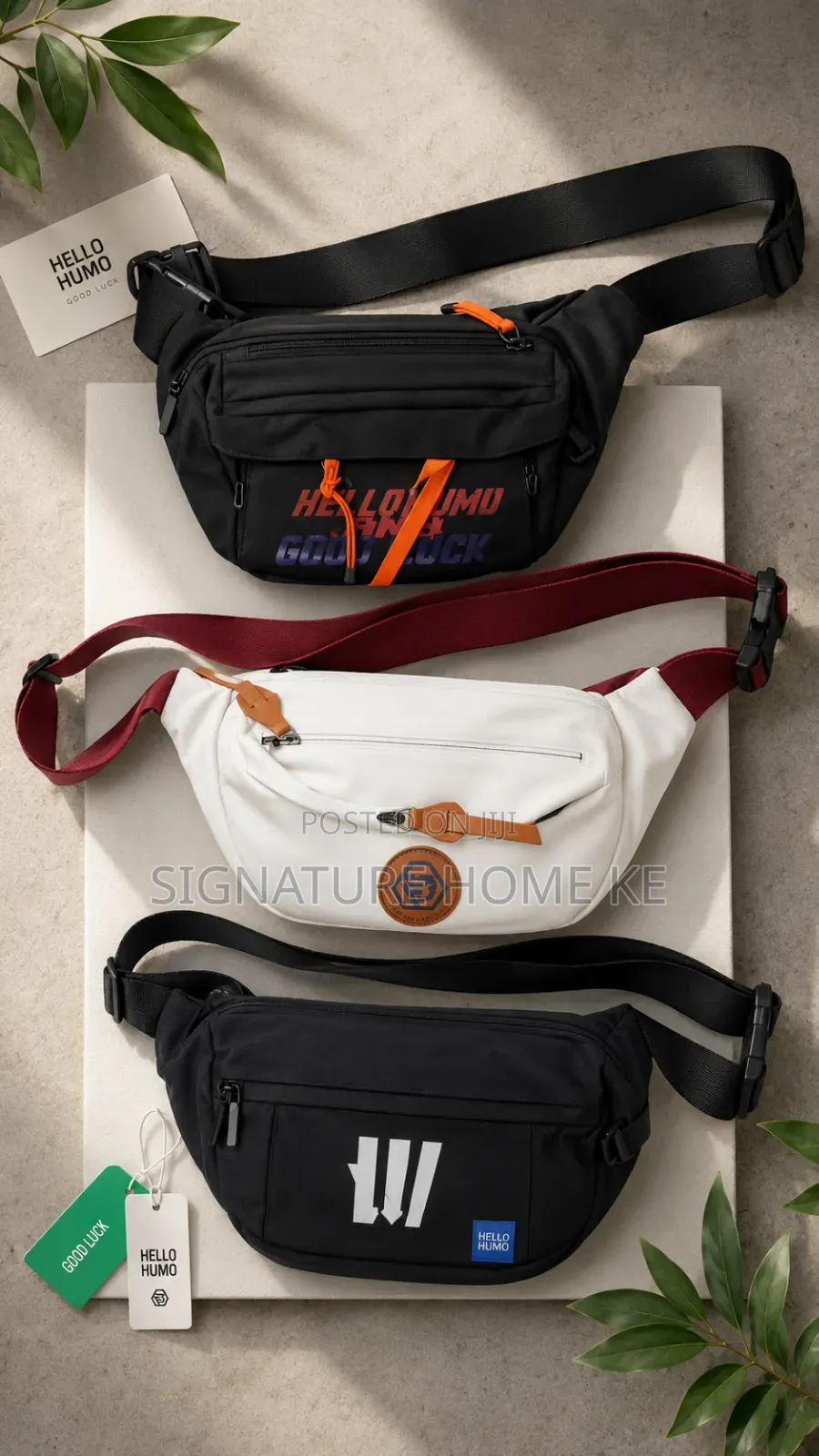 Waist / Crossbody / Chest Bag