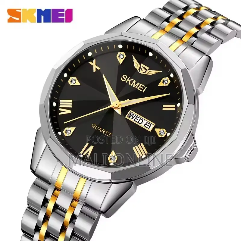 Skmei 2291 Men Quartz Watch Stainless Steel Strap 5bar Waterproof