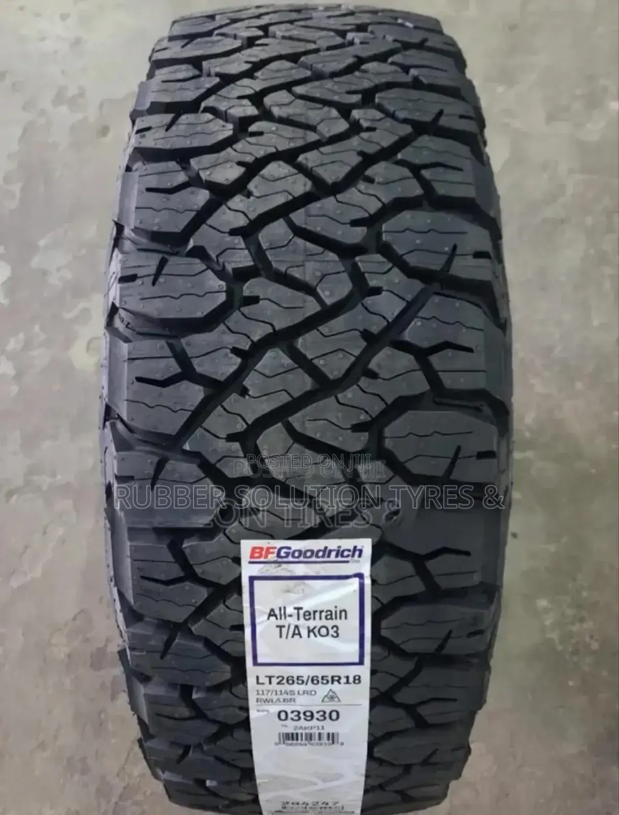 265 /65 R18 Bf Goodrich Tyres a/Tk03 All-Terrain
