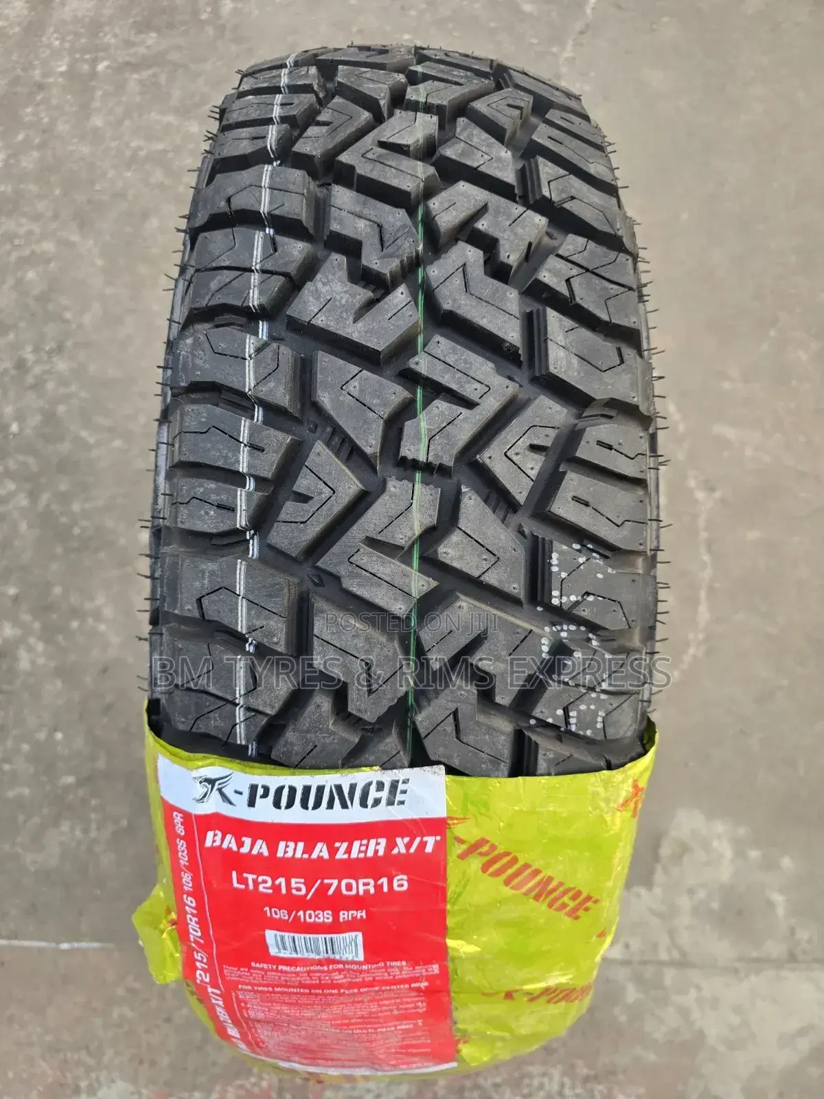 215 /70 R16 X-Pounce Tires (All Terrein)