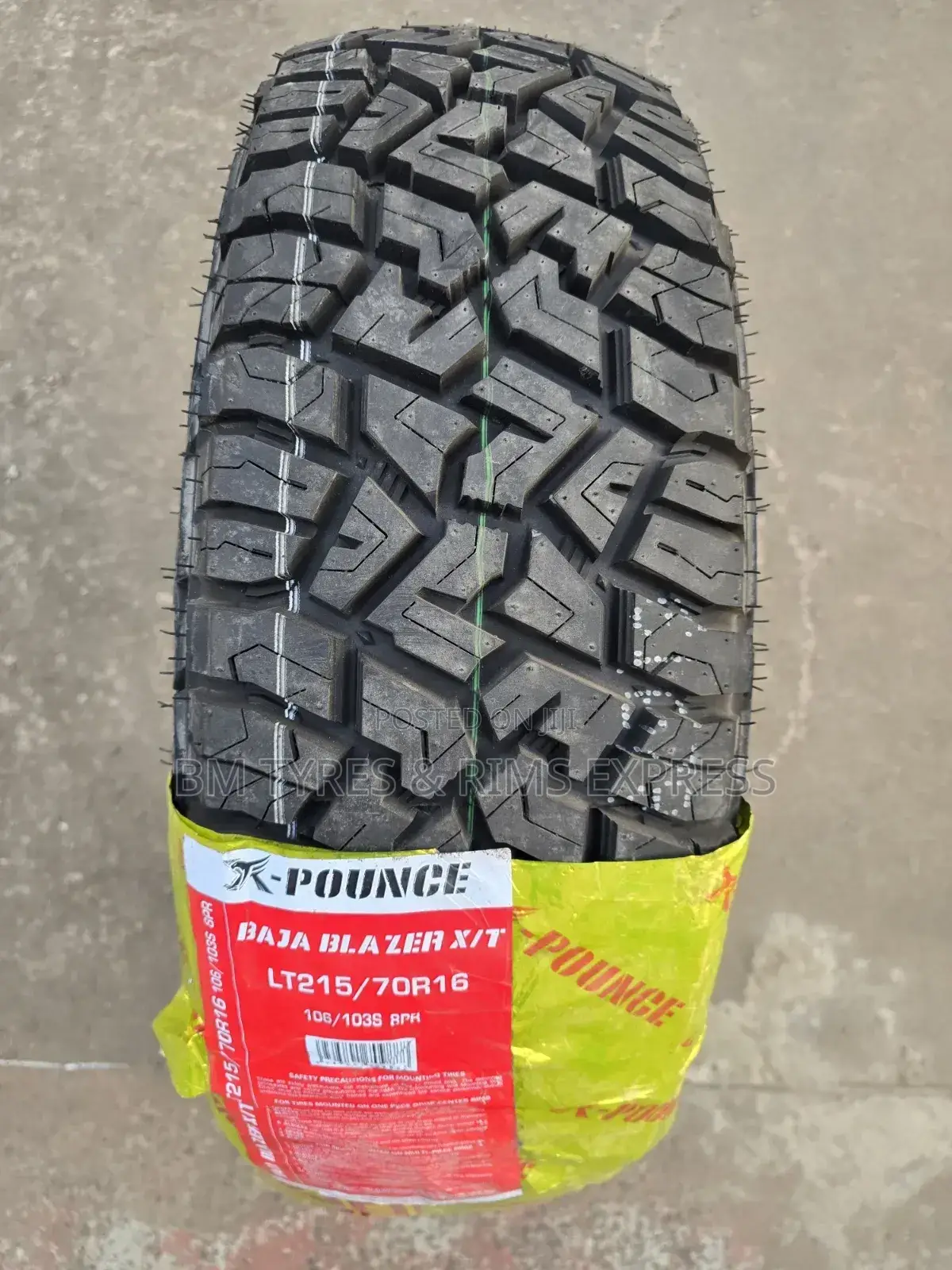215 /70 R16 X-Pounce Tires (All Terrein)