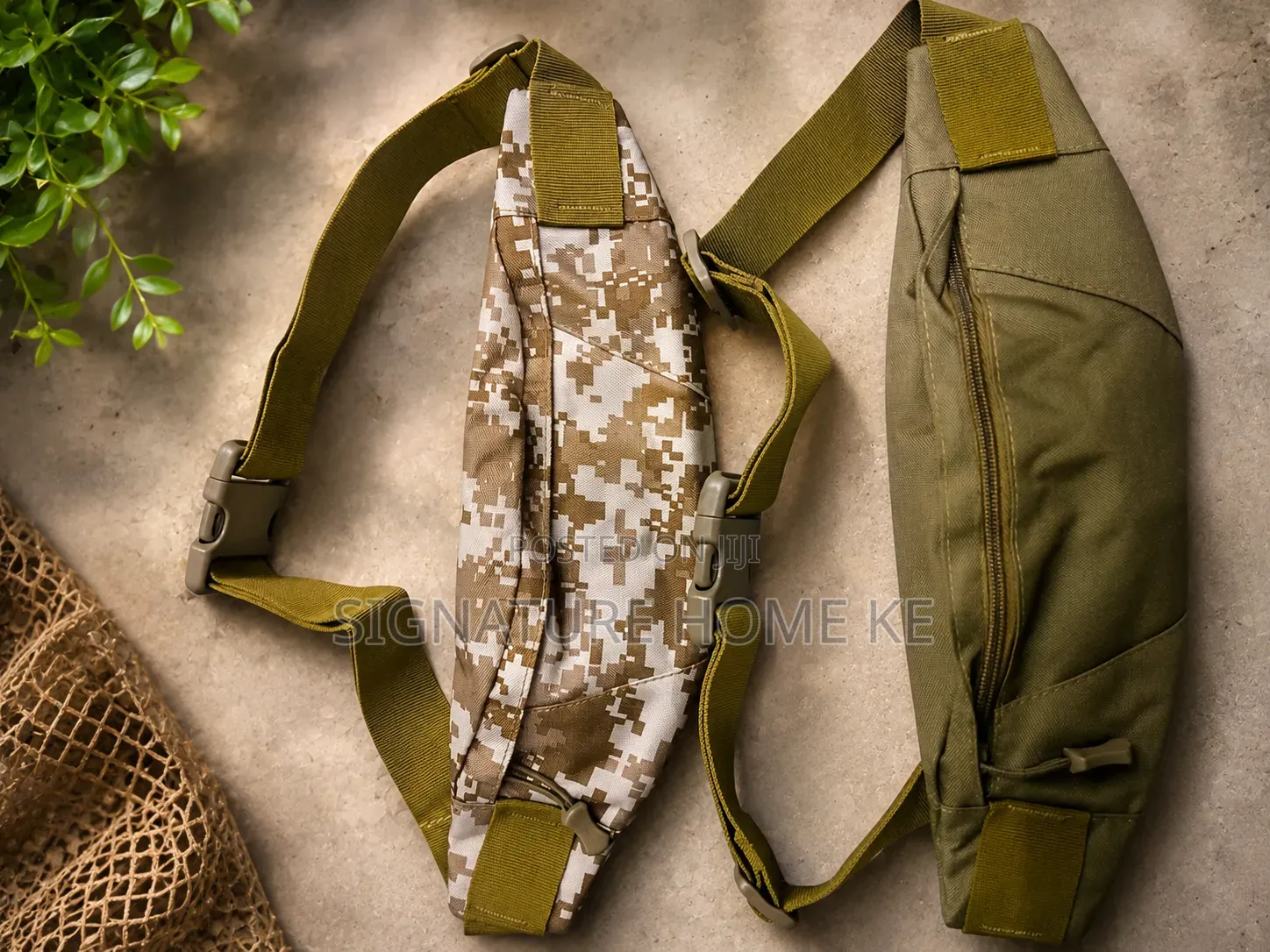 Camouflage Waist / Chest Bag