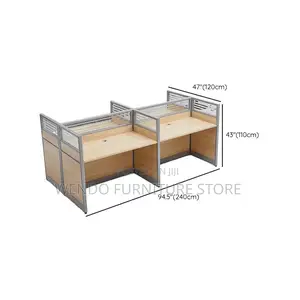 Office Workstation; Four Users MDF Office Cybers Workstation