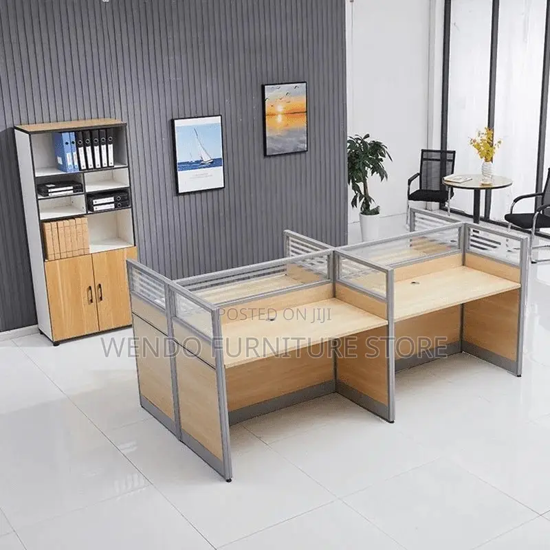Office Workstation; Four Users MDF Office Cybers Workstation