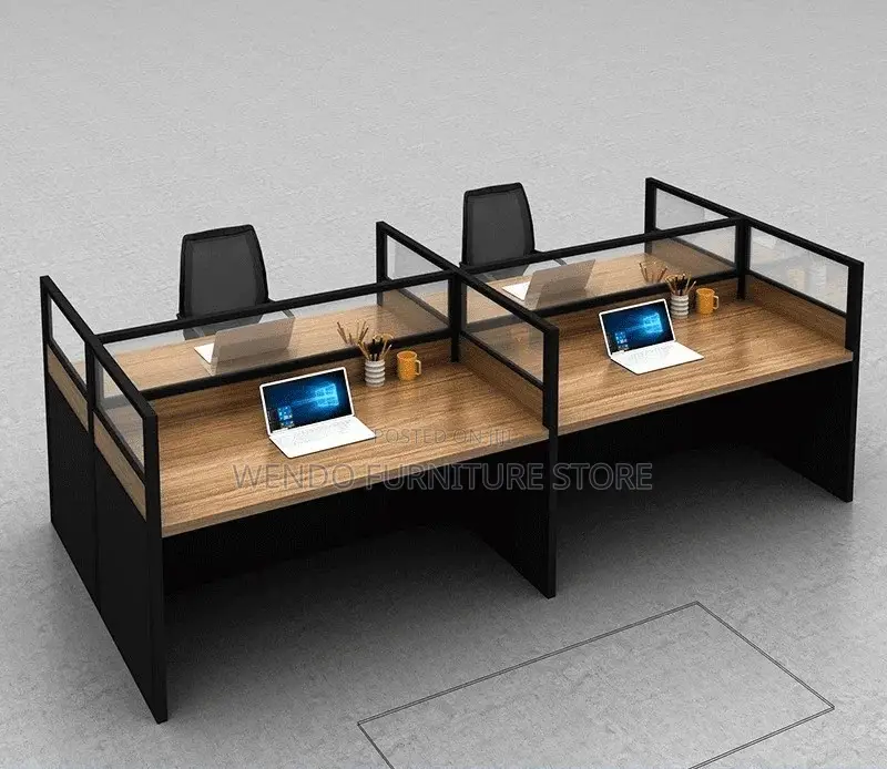 Office Workstation; Four Users MDF Office Cybers Workstation