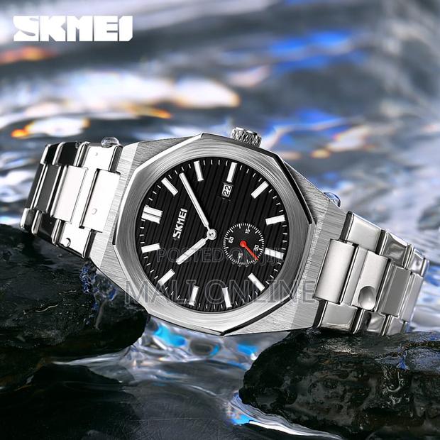 Skmei 9262 Men Quartz Business Watch Stainless Steel Band Waterproof