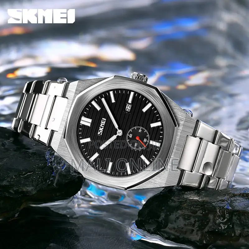 Skmei 9262 Men Quartz Business Watch Stainless Steel Band Waterproof