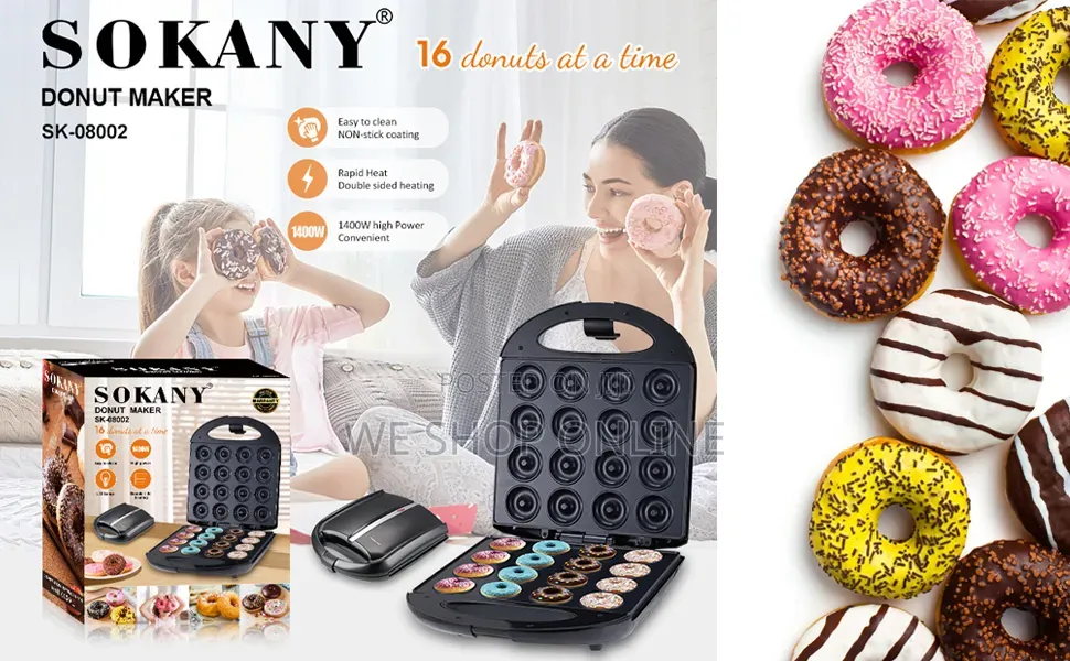 Sokany Sk 08023 Donut Maker 16 Slots