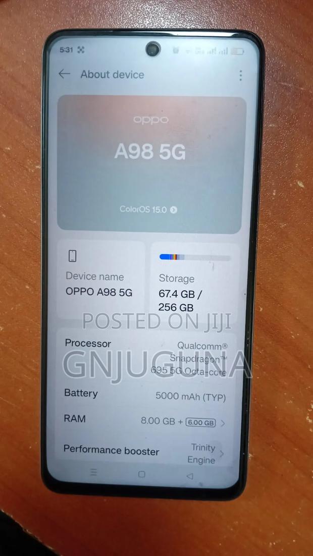 Oppo A97 256 GB Blue - thumbnail 2