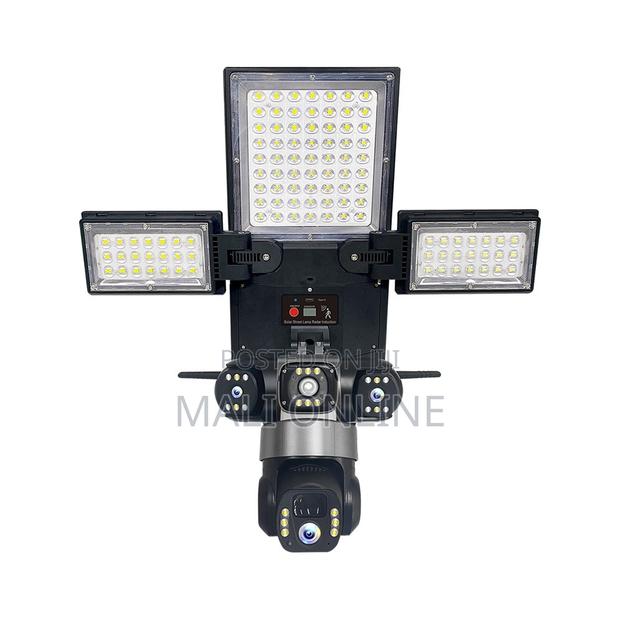 3 Lens Solar Light Camera 9mp Ip66 Wifi 4g 2-Way Audio Motion Detectin - main view