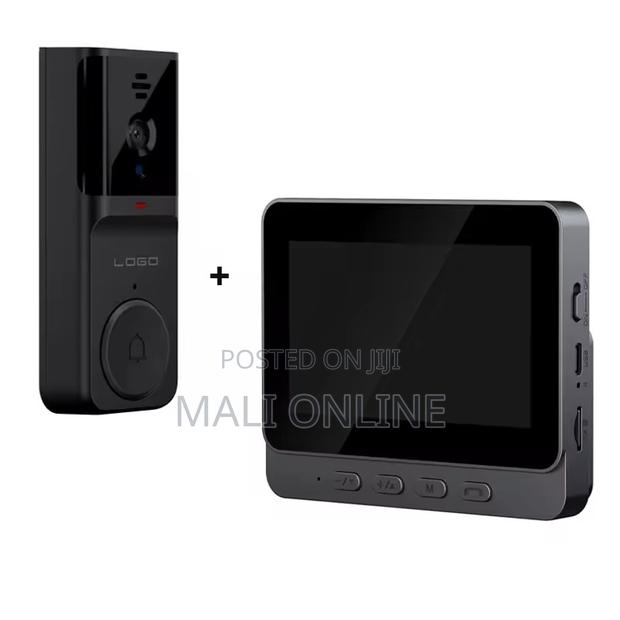 4.3 Inch Wireless Video Doorbell Intercom Hd 2-Way Audio Night Vision