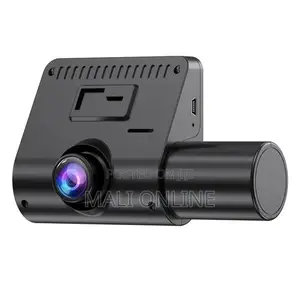 3 Channel Dash Cam 1080p Front Inside Rear Night Vision G-Sensor 170°