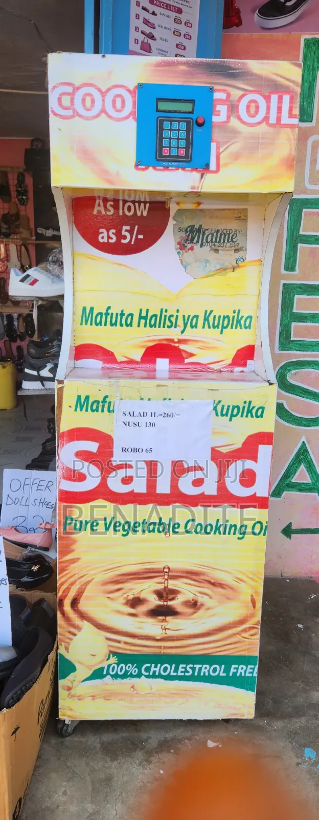 Salad (Cooking Oil Dispenser Machine)