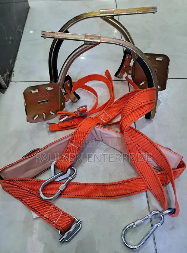 Adjustable Concrete Climbers With Fall Protection Belt - thumbnail 2