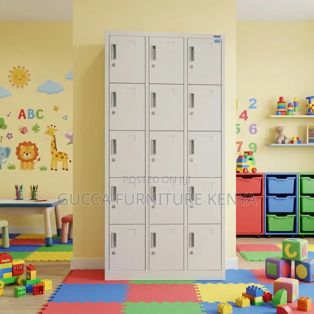 15 Locker Storage Cabinet Unit.