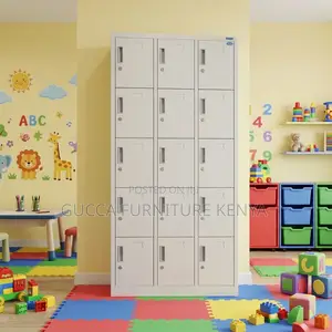 15 Locker Storage Cabinet Unit.