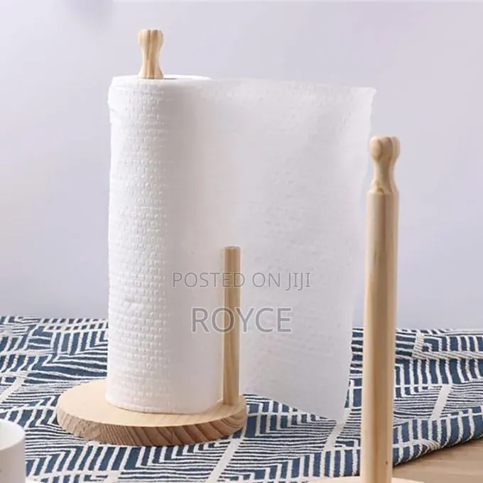 Wooden Kitchen Roll Holder