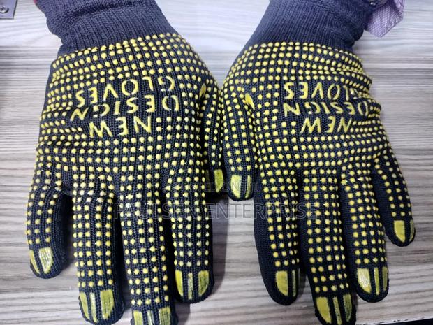 Polka Dotted Gloves/Pvc Dotted Gloves - thumbnail 3