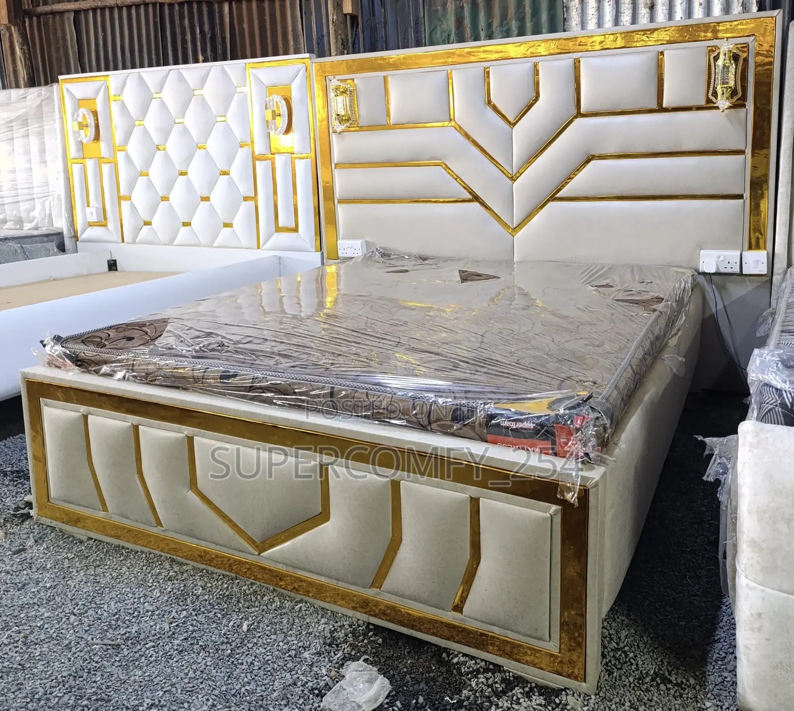 Extended Headboard Bed