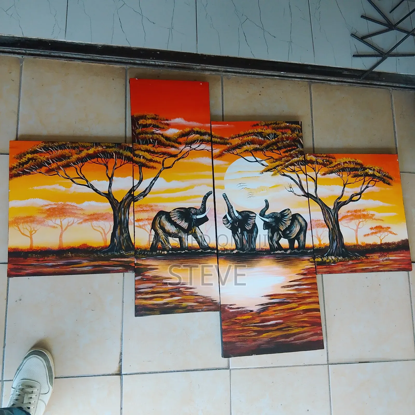 Hand Painted Acrylic on Canvas