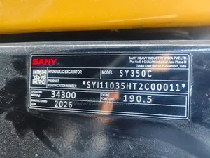 Sany 350c Commercial Excavator With Diesel Isuzu Engine.