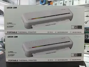 The Green Lion Portable A4 Thermal Printer - White