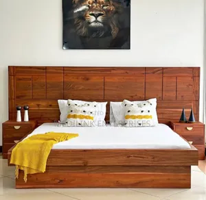 Mahogany Vanish Boxbeds King Sized Jersel Bed