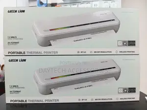 Green Lion Portable Thermal Printer 2600mah Battery.