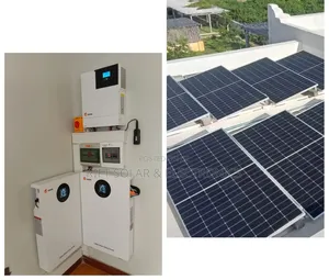 10kva Inverter - (2) 5.12kwh Lithium Battery - (8)615w Solar Panels