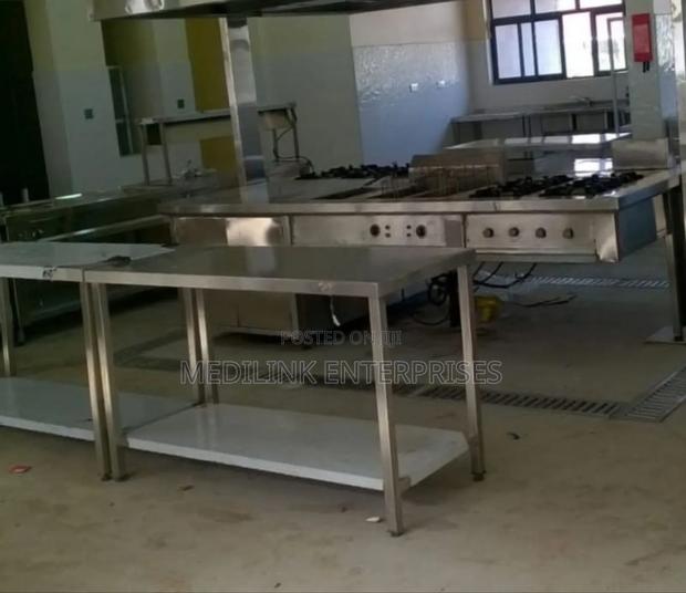 Mona Stainless Steel Commercial Kitchen Table 4*2ft - main view
