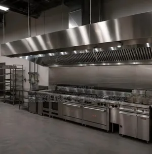 Ss 304 Modern Stainless Steel Commercial Area Hood