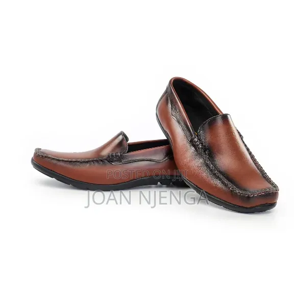 Brand New Men's Brown Leather Loafers
