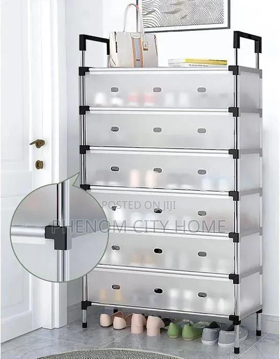 6 Layer Dustproof Shoe Rack