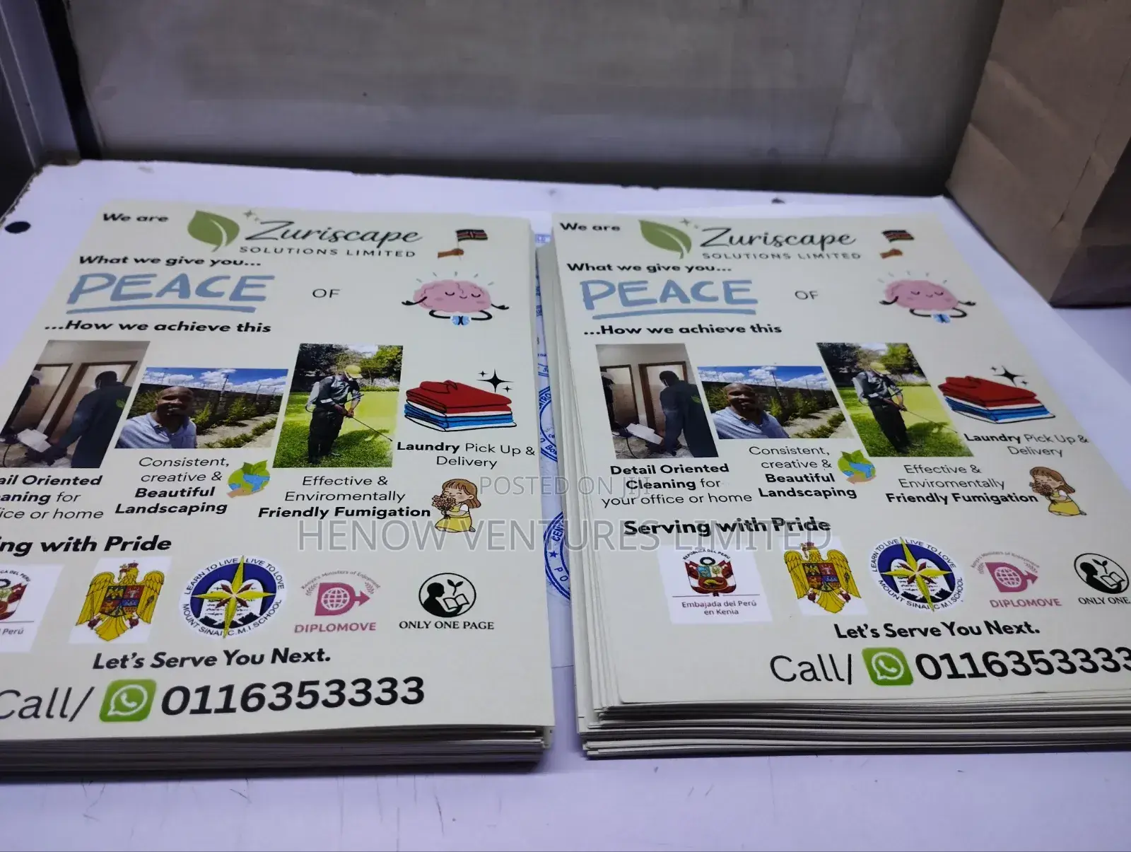 Fliers / Posters/ Brochures /Stickers