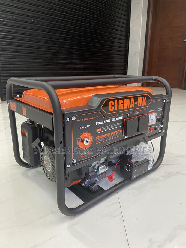 Cigma-Uk 4000ae Petrol Generator 5.5 Kva (Gasoline Keystart)
