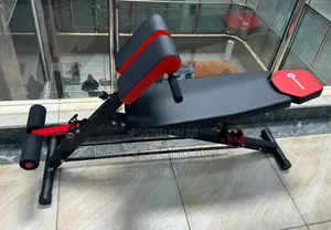 Adjustable Decline Sit-Up Bench With Leg Support