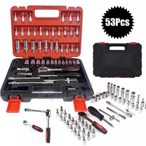 1/4" 53pc Dr Socket Spanners Tool Box Set Now Available - thumbnail 2
