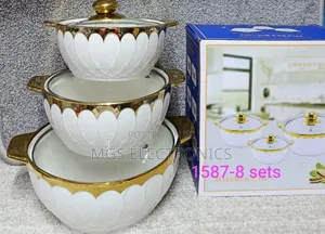 New Arrivals 3 Set Gold Soup Pot 
✓